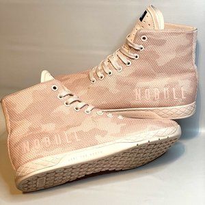 No Bull High Top Rose Pink Camo Trainer Shoes men's 8 Women's 9.5 Sneakers